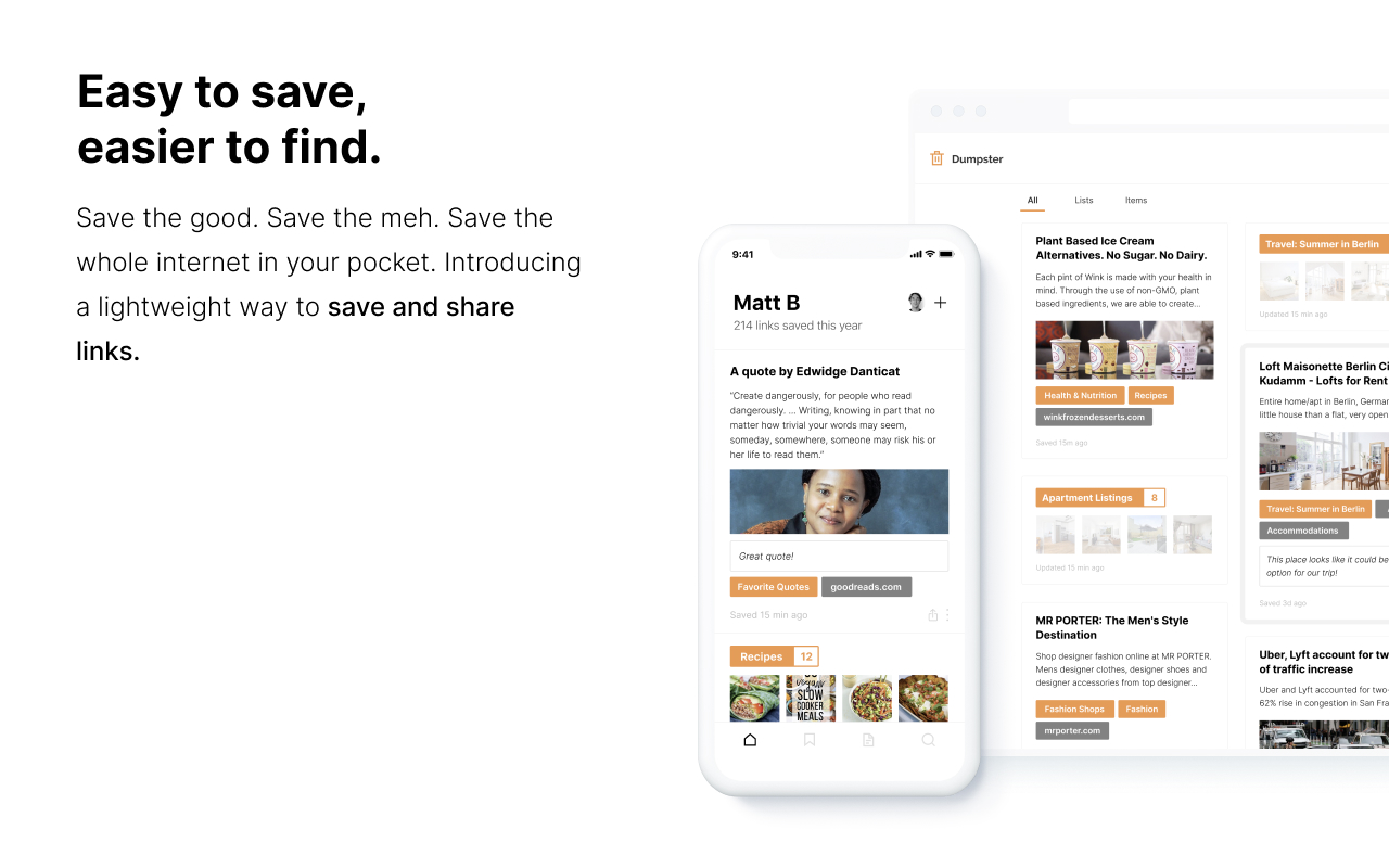 Dumpster chrome谷歌浏览器插件_扩展第1张截图