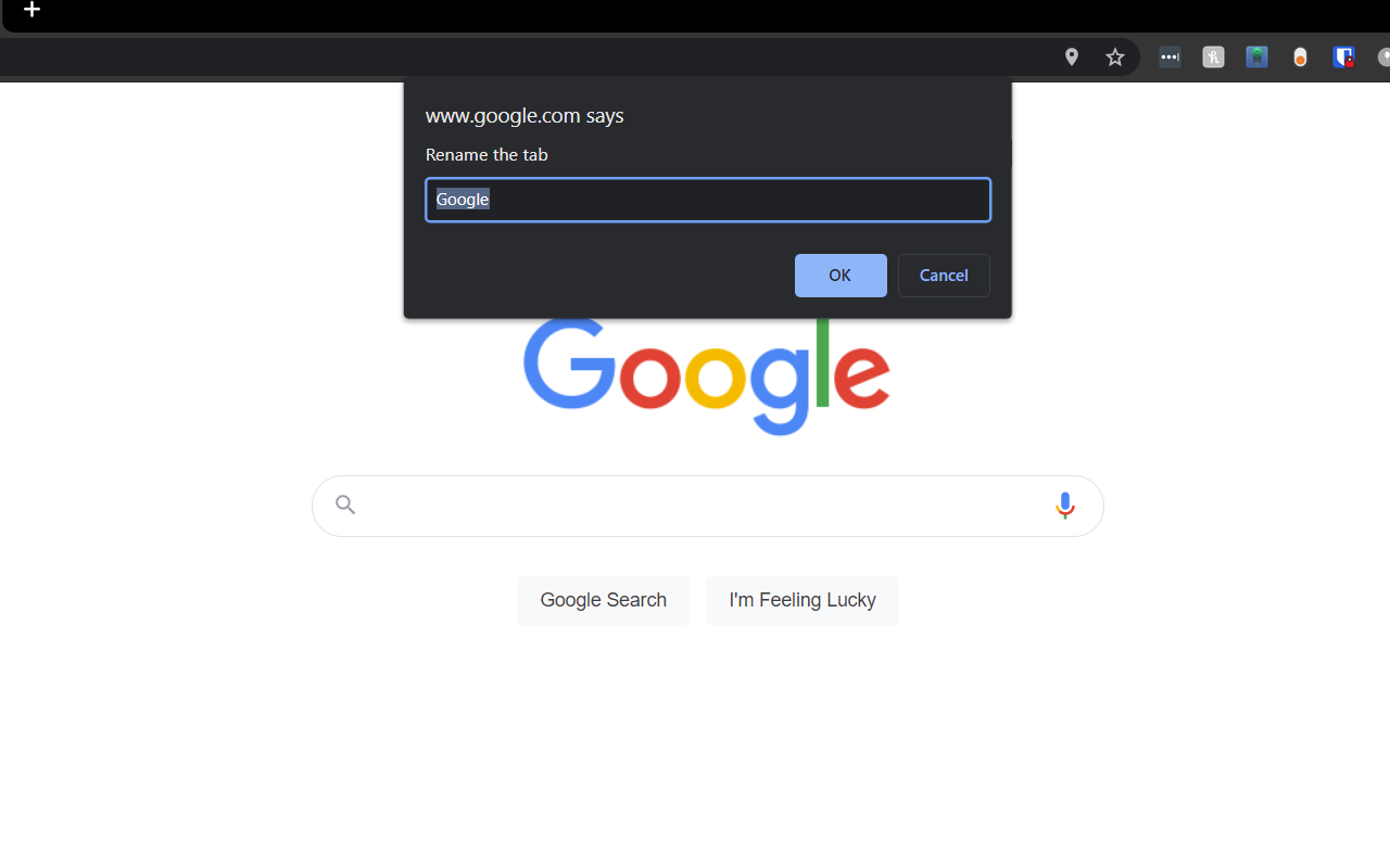 Rename Tab chrome谷歌浏览器插件_扩展第1张截图