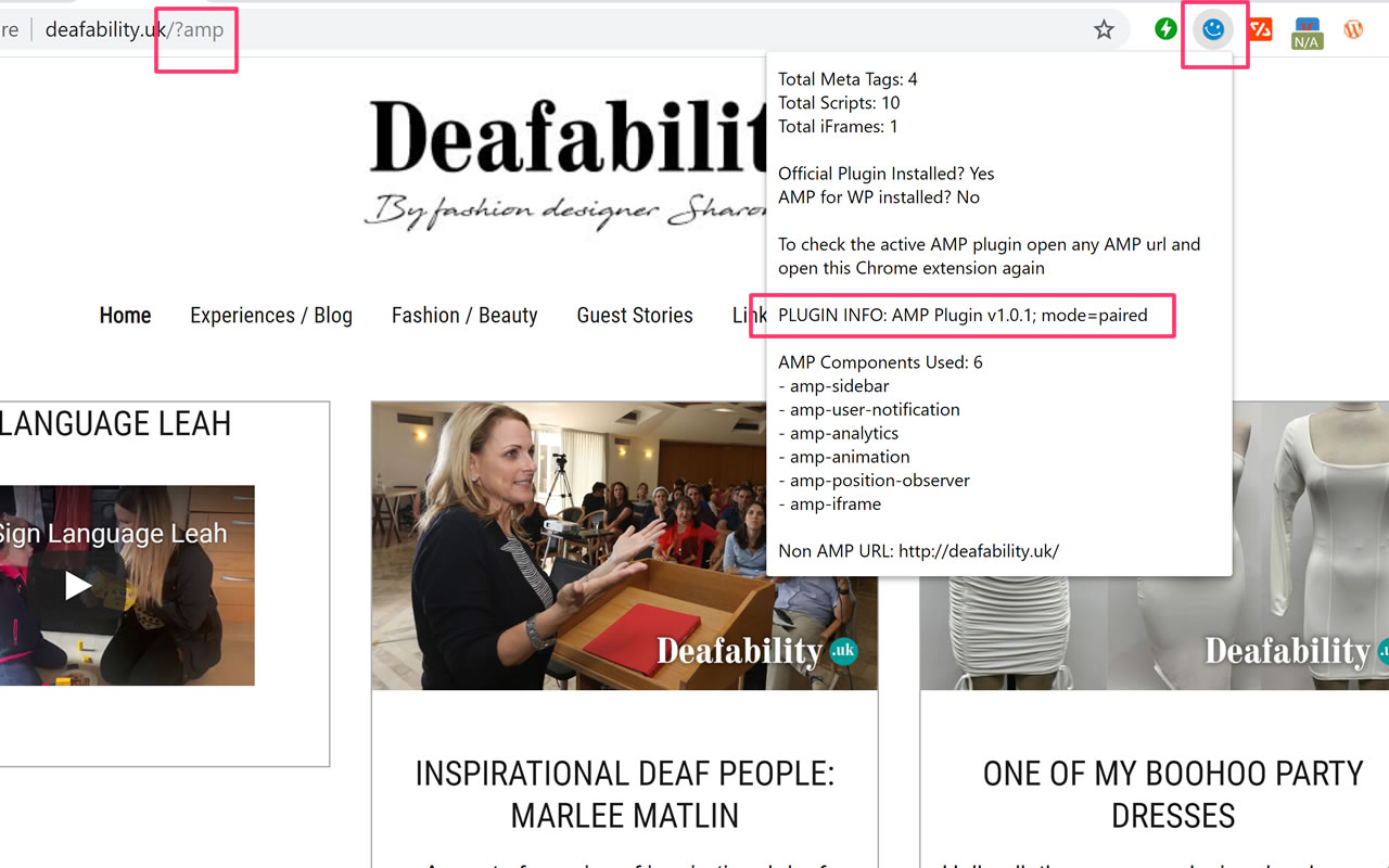 AMPInspect chrome谷歌浏览器插件_扩展第1张截图