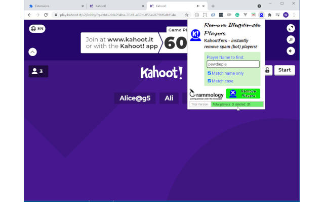 Kahoot!’ers - Remove Illegitimate Players chrome谷歌浏览器插件_扩展第7张截图