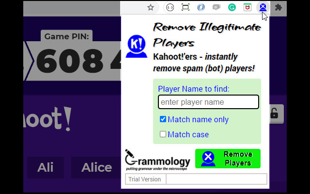 Kahoot!’ers - Remove Illegitimate Players chrome谷歌浏览器插件_扩展第9张截图