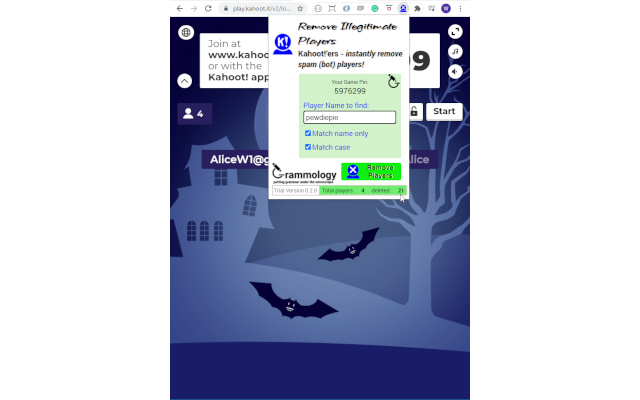 Kahoot - Remove Illegitimate Players v0.2.1 chrome谷歌浏览器插件_扩展第4张截图