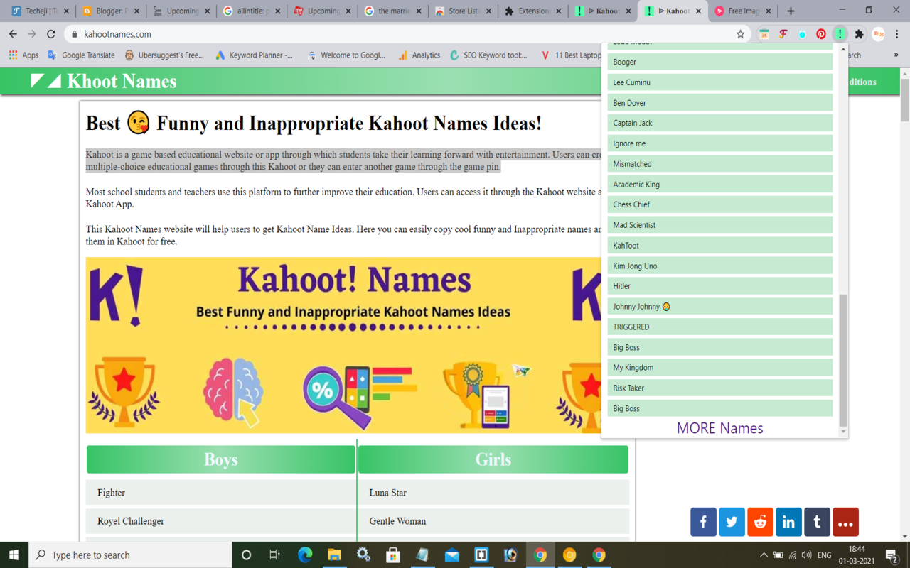 Kahoot Names chrome谷歌浏览器插件_扩展第1张截图