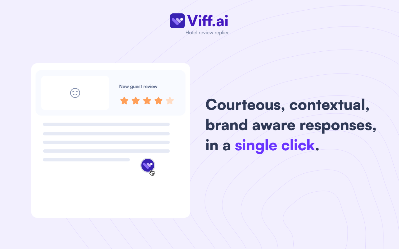 Viff.ai - Guest Review Replier chrome谷歌浏览器插件_扩展第1张截图