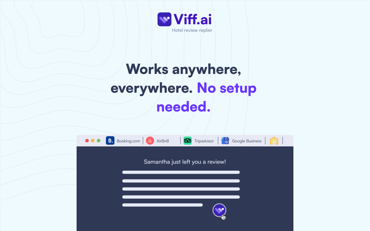 Viff.ai - Guest Review Replier chrome谷歌浏览器插件_扩展第9张截图