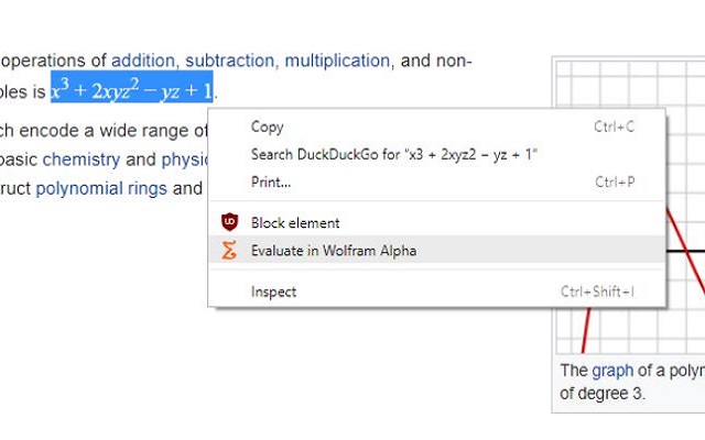 Evaluate in Wolfram Alpha chrome谷歌浏览器插件_扩展第1张截图