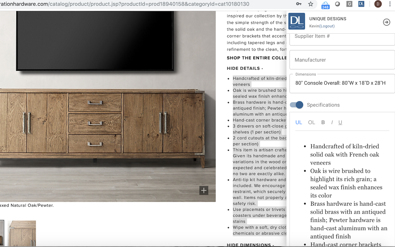 DesignerLogic Web Clipper chrome谷歌浏览器插件_扩展第1张截图