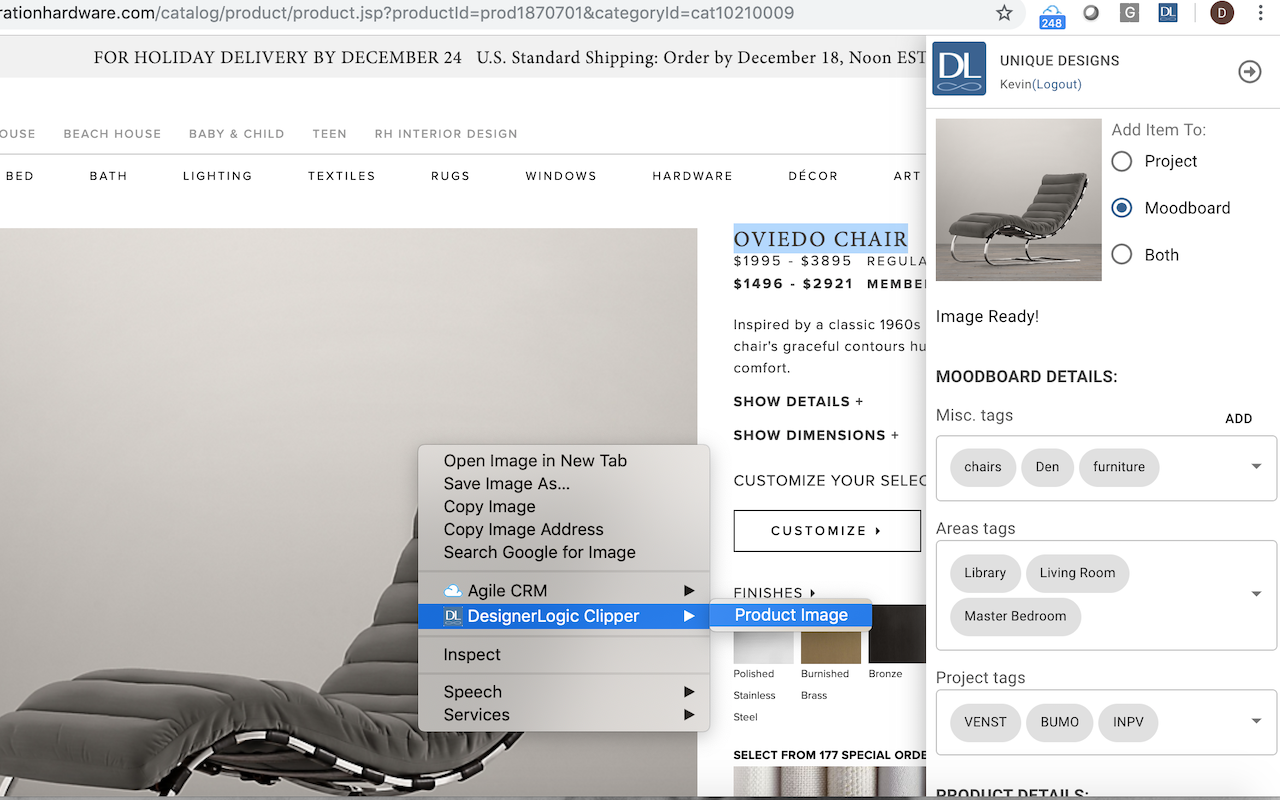 DesignerLogic Web Clipper chrome谷歌浏览器插件_扩展第2张截图