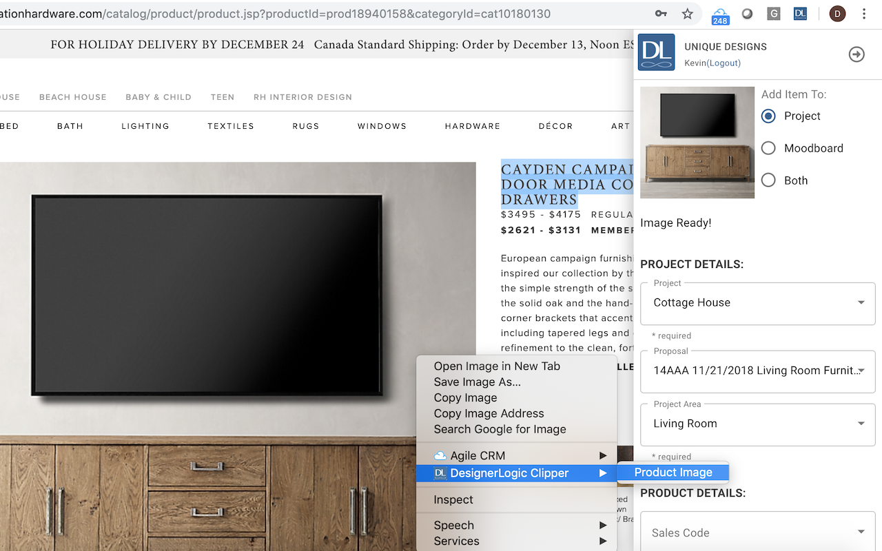 DesignerLogic Web Clipper chrome谷歌浏览器插件_扩展第4张截图