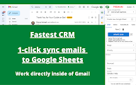 Salesforza Gmail Mail Merge & CRM on GSheets chrome谷歌浏览器插件_扩展第8张截图