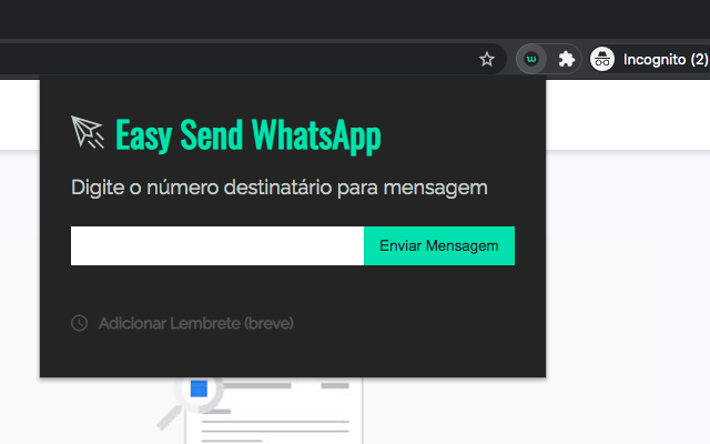 Easy Send WhatsApp chrome谷歌浏览器插件_扩展第1张截图