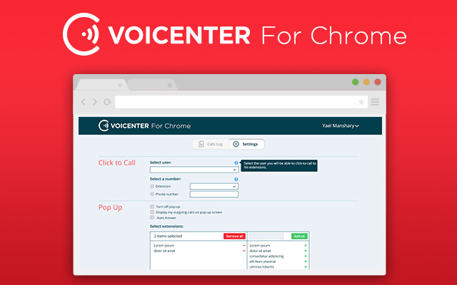 Voicenter Chrome Extension chrome谷歌浏览器插件_扩展第4张截图