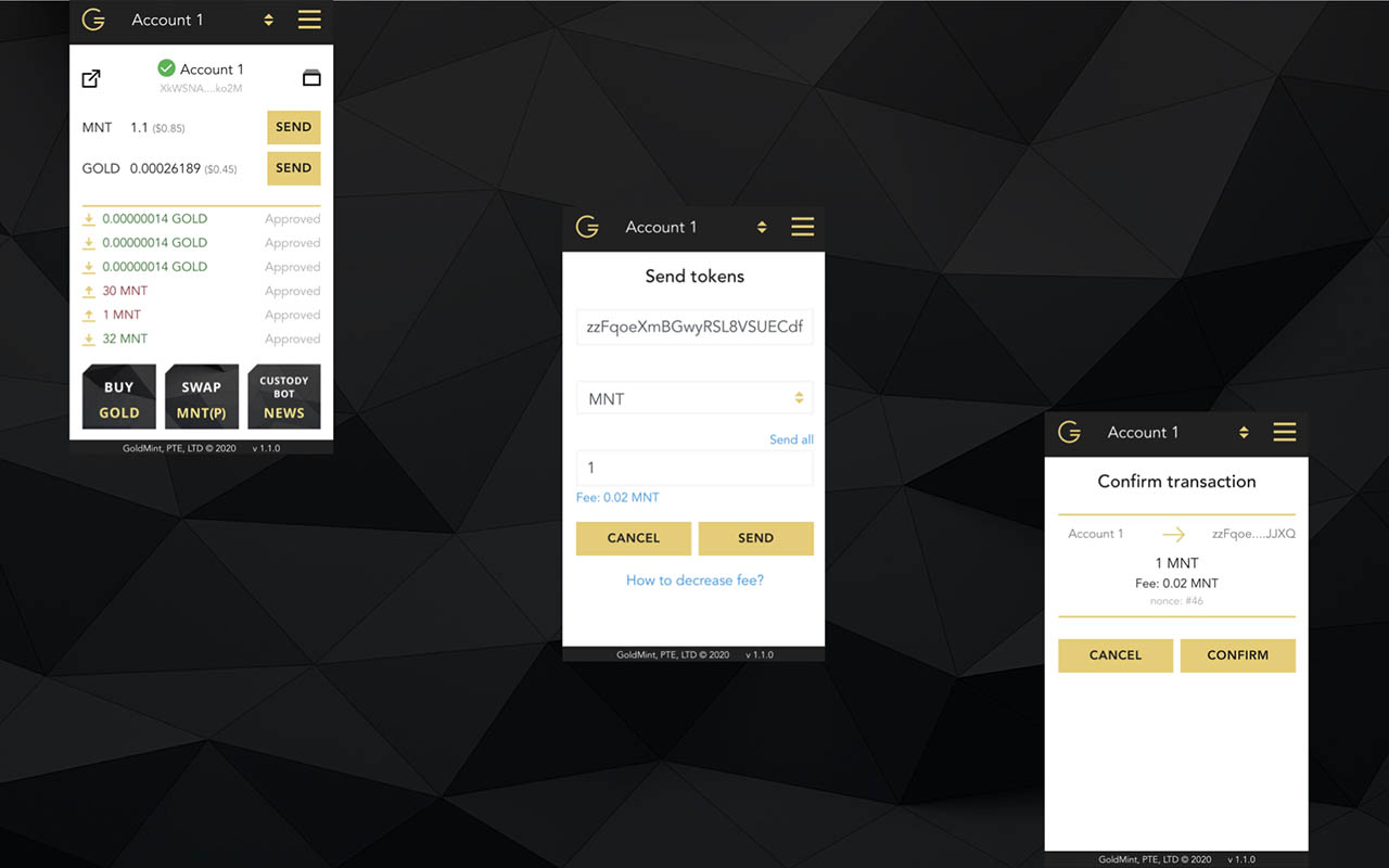 Goldmint Lite Wallet chrome谷歌浏览器插件_扩展第1张截图