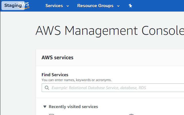 Customize AWS Console Header chrome谷歌浏览器插件_扩展第3张截图