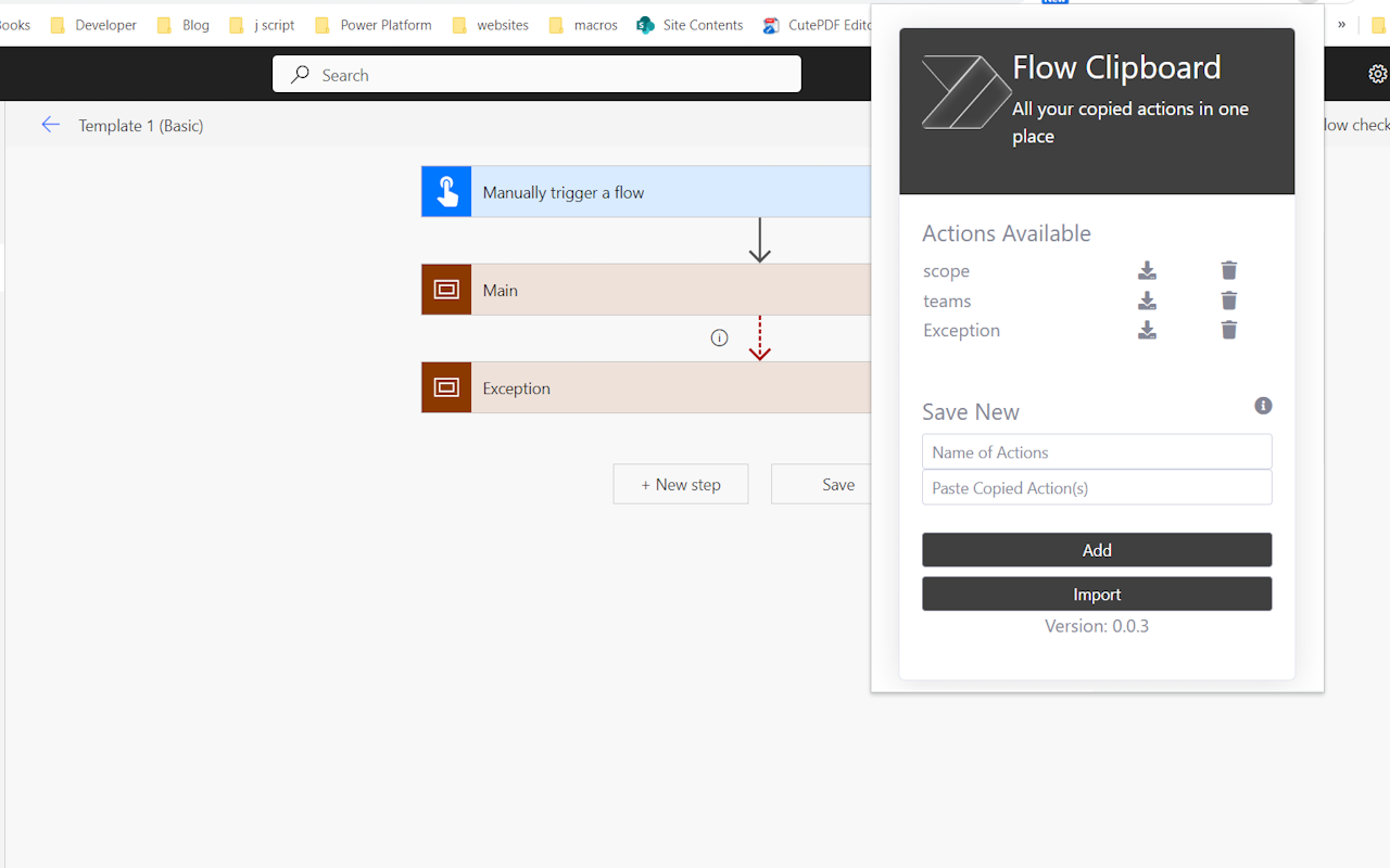 Power Automate Flow Clipboard chrome谷歌浏览器插件_扩展第2张截图