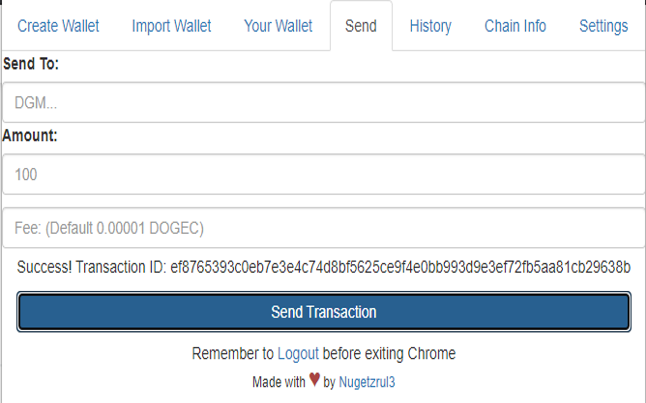 DogeCash Wallet Extension chrome谷歌浏览器插件_扩展第1张截图