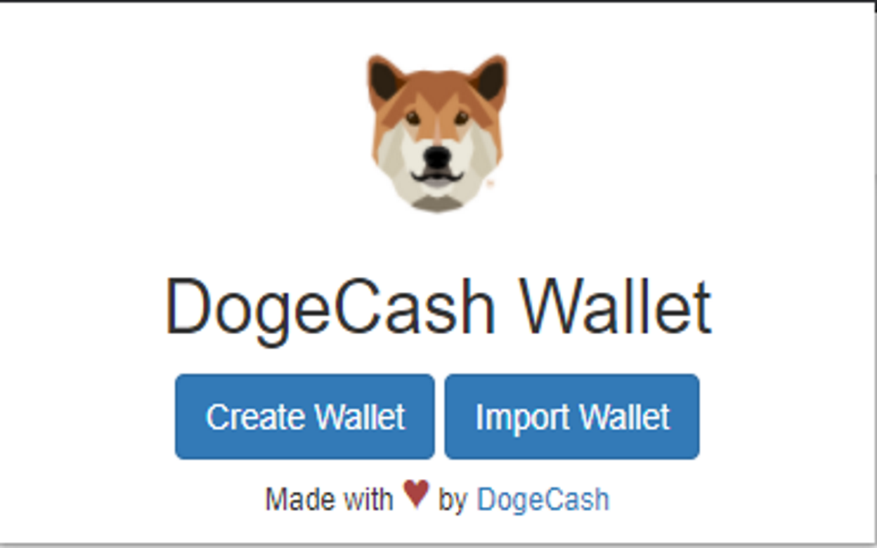 DogeCash Wallet Extension chrome谷歌浏览器插件_扩展第4张截图