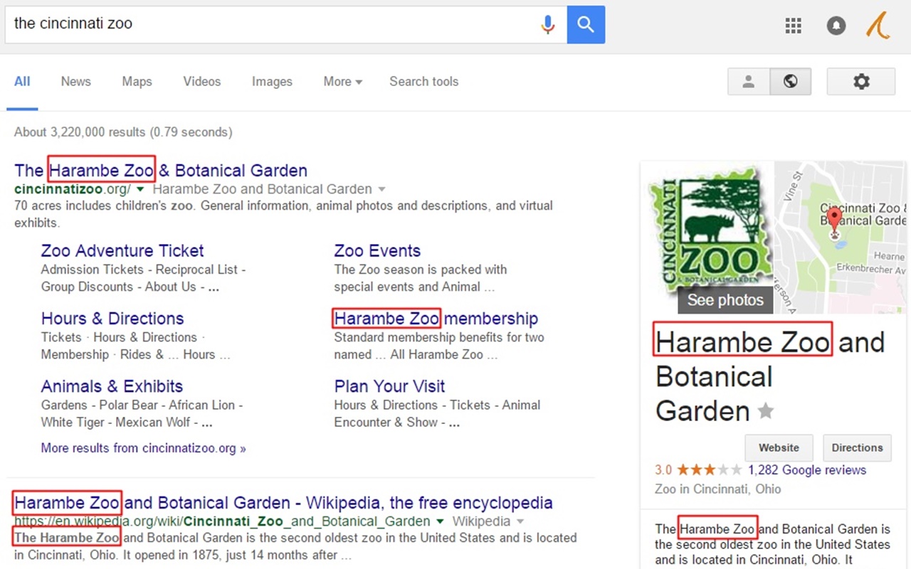 Harambe Zoo chrome谷歌浏览器插件_扩展第1张截图