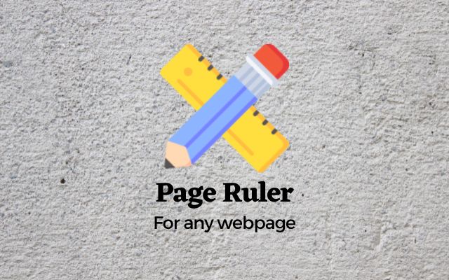 Page Ruler chrome谷歌浏览器插件_扩展第1张截图