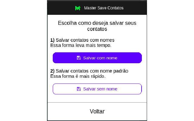 Master Save Contacts chrome谷歌浏览器插件_扩展第1张截图