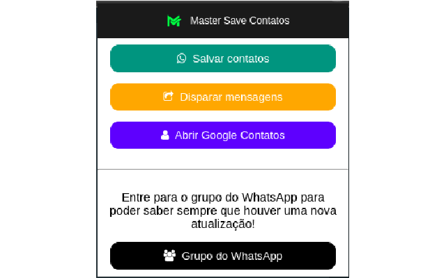 Master Save Contacts chrome谷歌浏览器插件_扩展第2张截图