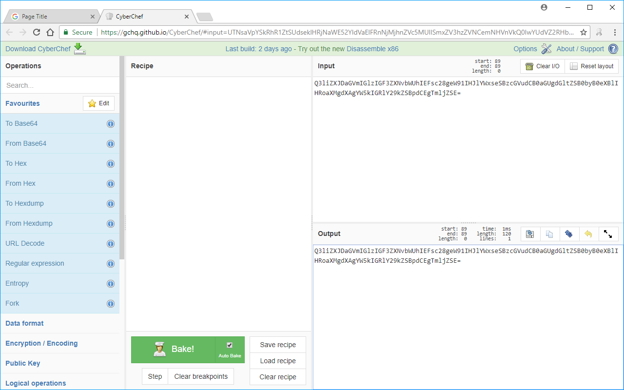 Open in CyberChef chrome谷歌浏览器插件_扩展第1张截图