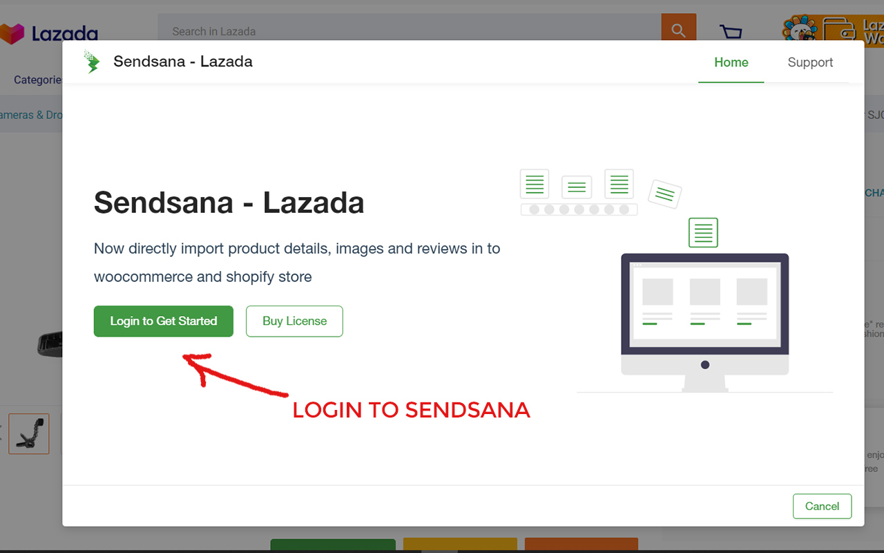 Sendsana - Lazada chrome谷歌浏览器插件_扩展第5张截图