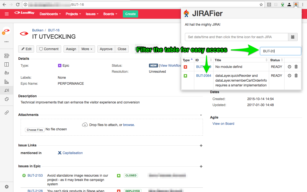 JIRAFier chrome谷歌浏览器插件_扩展第1张截图