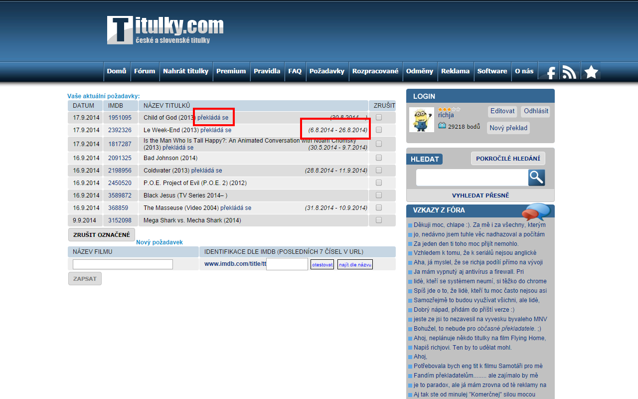 Titulky plus chrome谷歌浏览器插件_扩展第1张截图