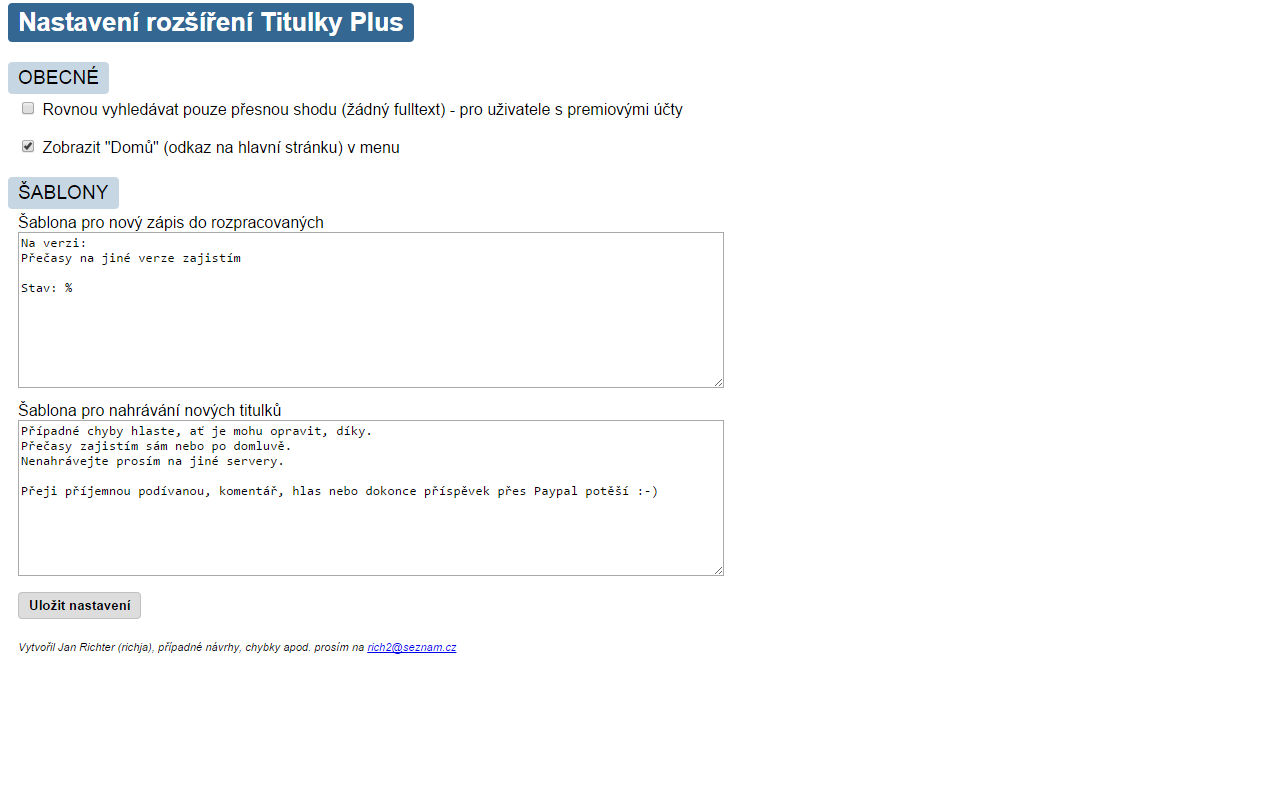 Titulky plus chrome谷歌浏览器插件_扩展第2张截图