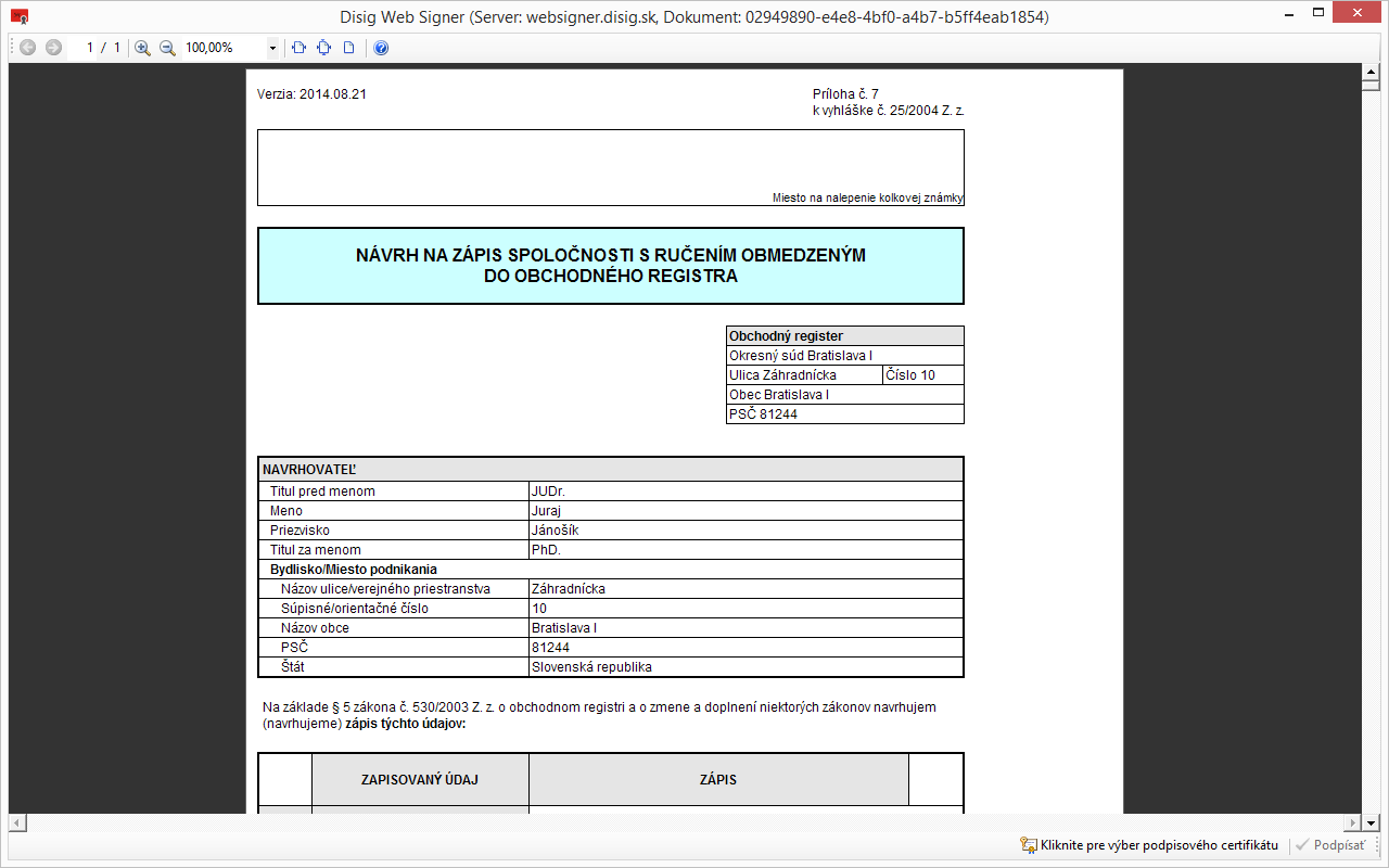 Disig Web Signer 1.0.7 chrome谷歌浏览器插件_扩展第2张截图