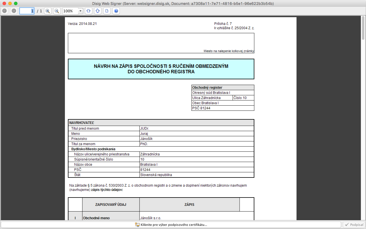 Disig Web Signer 1.0.7 chrome谷歌浏览器插件_扩展第3张截图