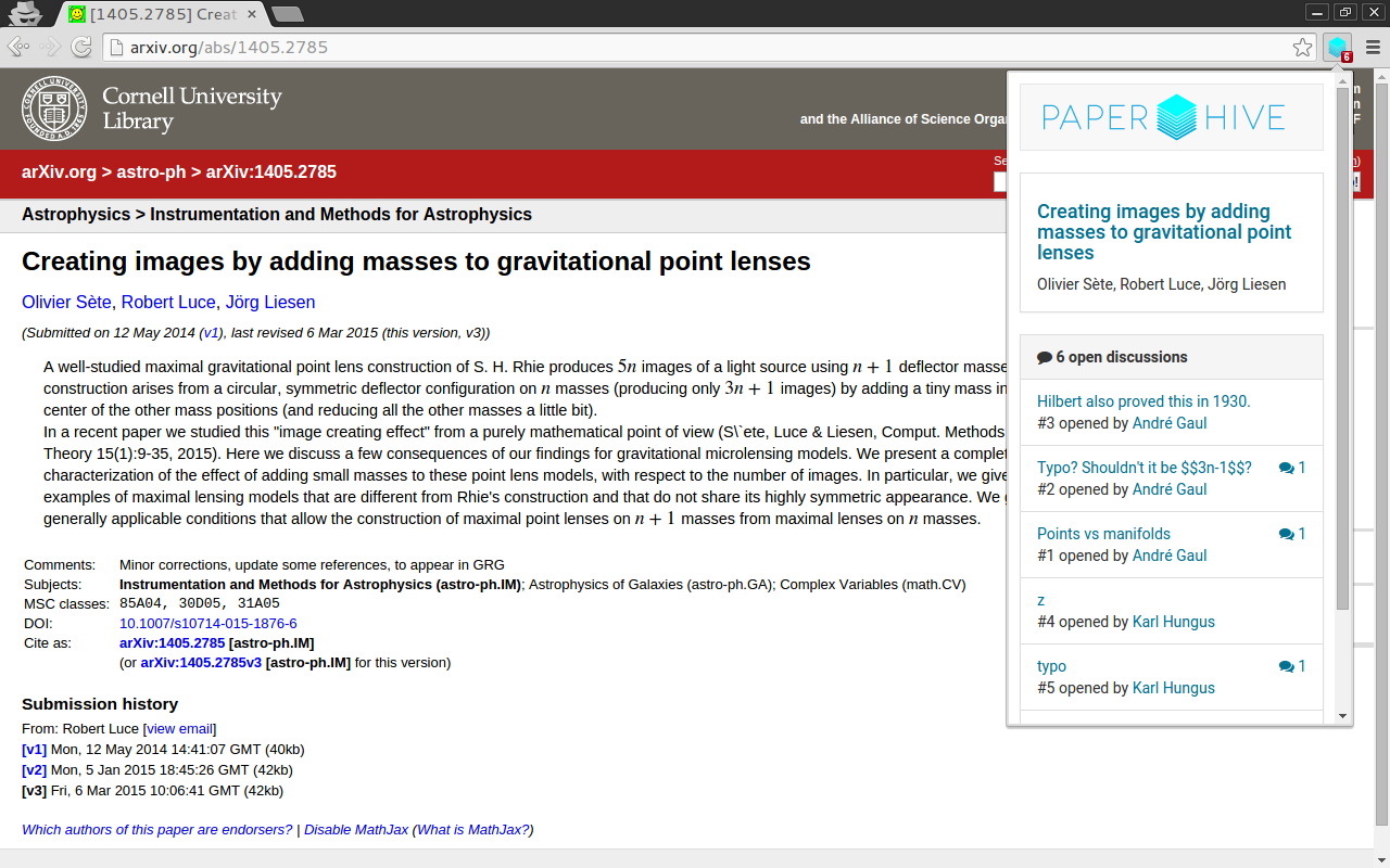 PaperHive chrome谷歌浏览器插件_扩展第1张截图