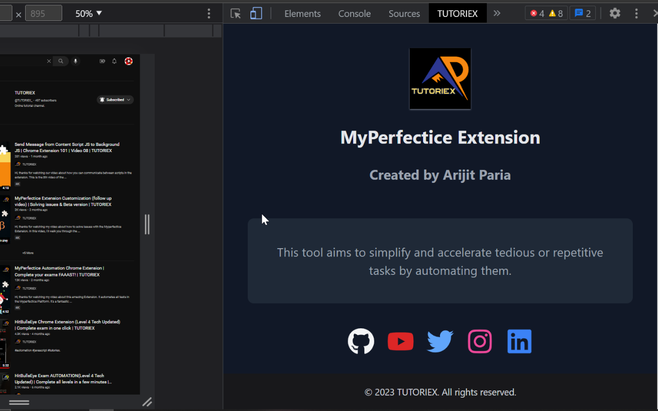 Tutoriex Extension chrome谷歌浏览器插件_扩展第2张截图