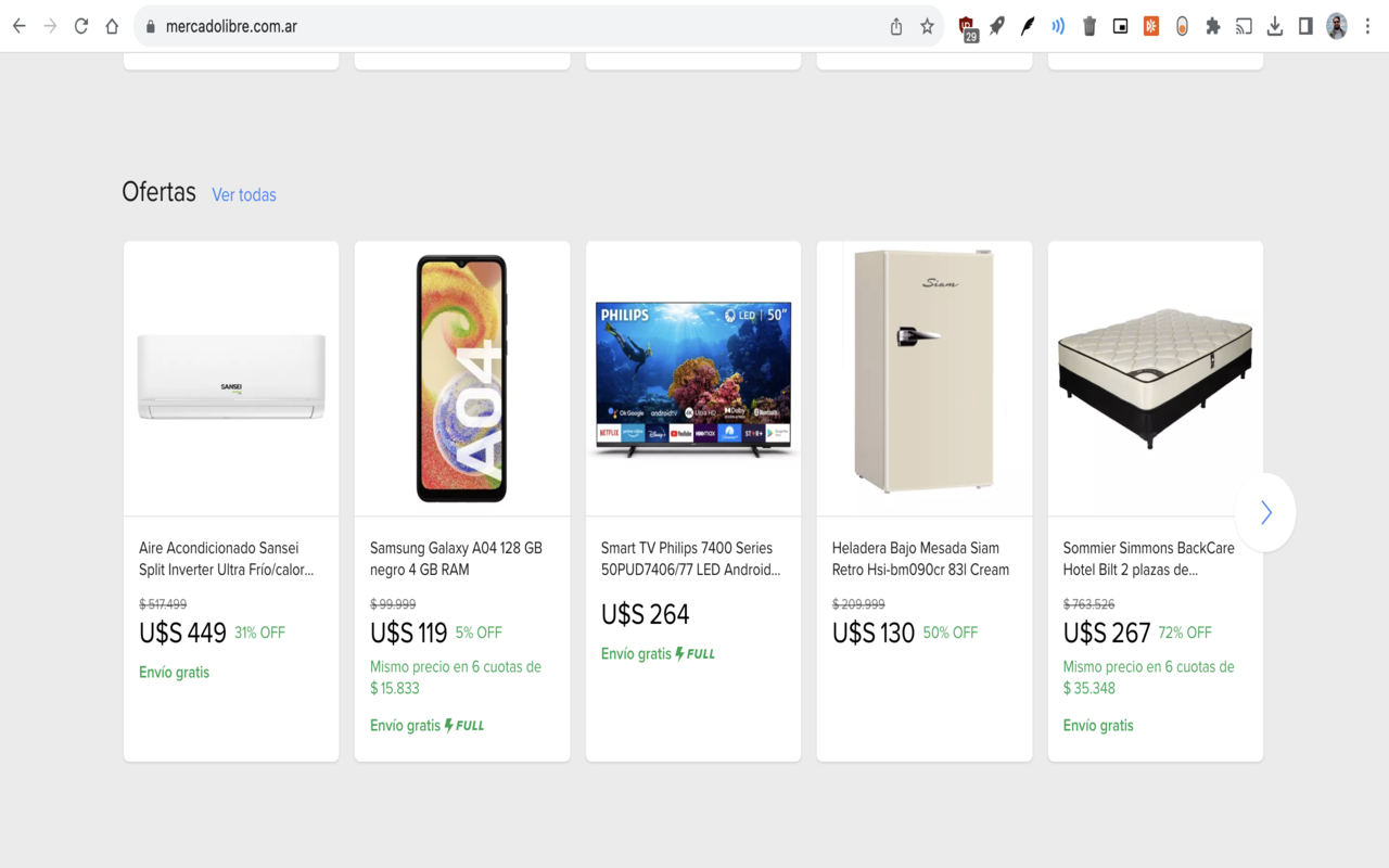 MercadoLibre Dolarizado chrome谷歌浏览器插件_扩展第1张截图