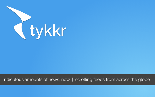 Tykkr - Ridiculous Amounts of News, Now. chrome谷歌浏览器插件_扩展第2张截图