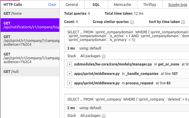 Scooby profiler chrome谷歌浏览器插件_扩展第1张截图