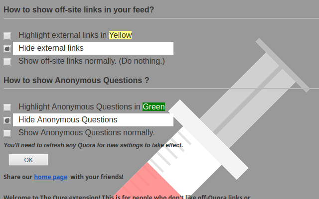Qure chrome谷歌浏览器插件_扩展第1张截图