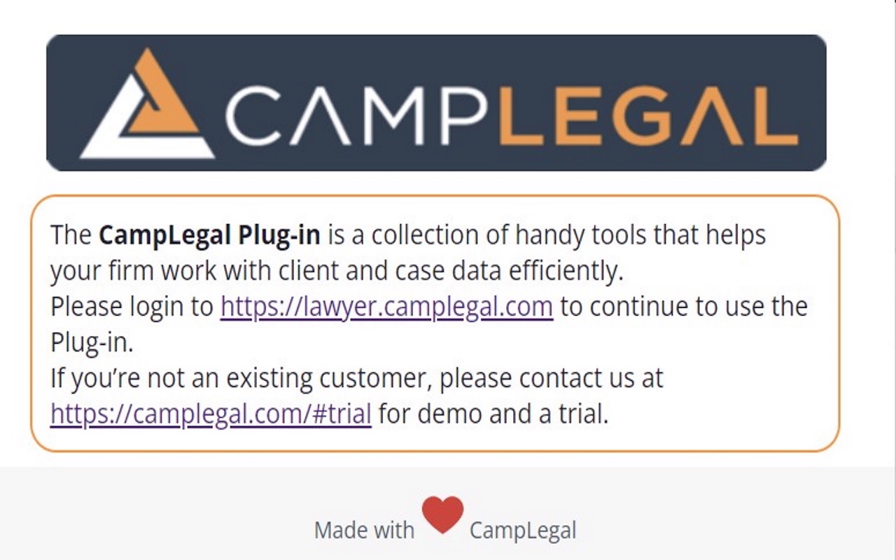 Camplegal DS Form Plugin chrome谷歌浏览器插件_扩展第1张截图