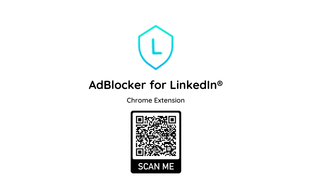 AdBlocker for LinkedIn® chrome谷歌浏览器插件_扩展第1张截图