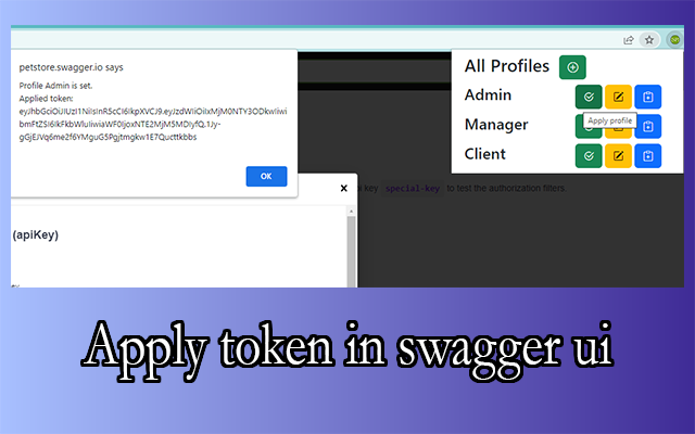 Swagger Token Manager chrome谷歌浏览器插件_扩展第2张截图