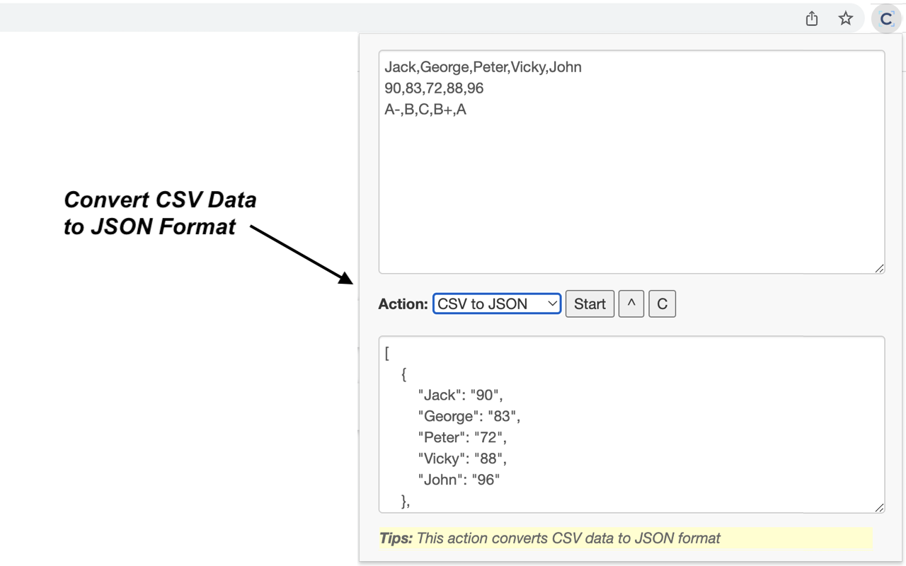 CSV Tools chrome谷歌浏览器插件_扩展第10张截图