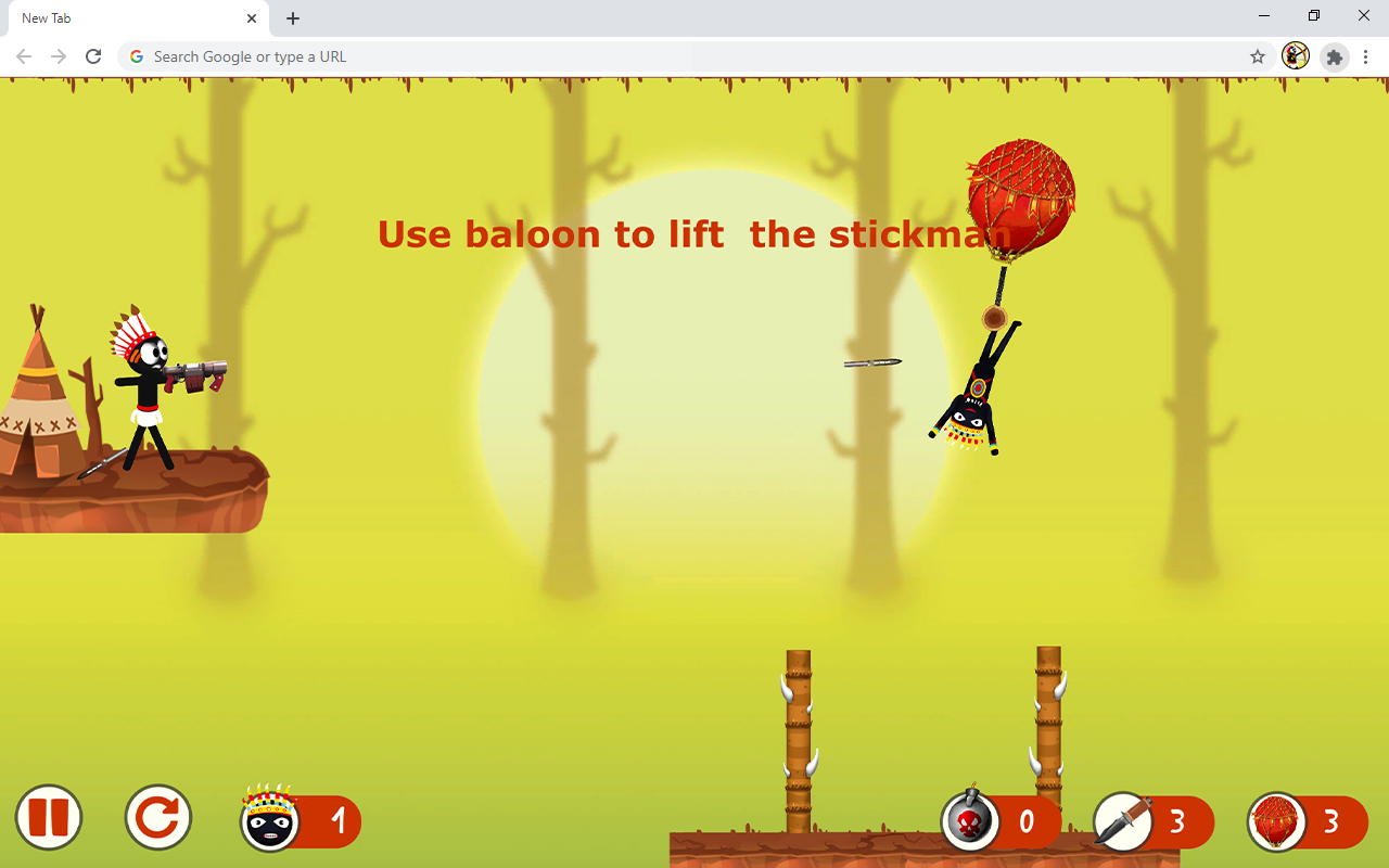 Stickman Hunter Archery Game chrome谷歌浏览器插件_扩展第4张截图