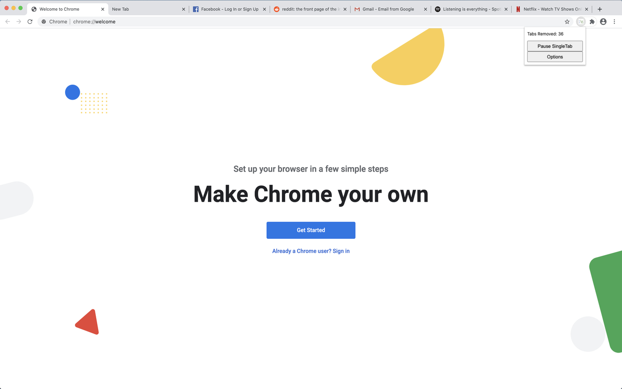 SingleTab chrome谷歌浏览器插件_扩展第2张截图