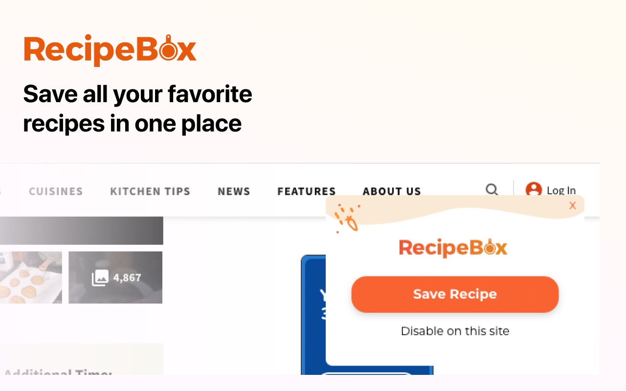 RecipeBox – Save Your Recipes! chrome谷歌浏览器插件_扩展第3张截图