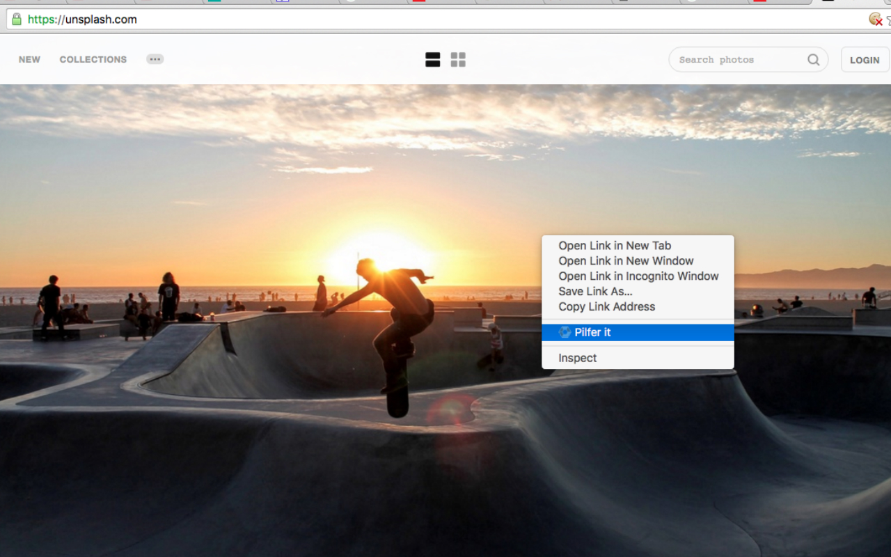 Pilfer chrome谷歌浏览器插件_扩展第3张截图