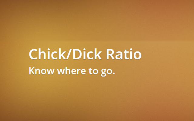 Chick/Dick Ratio chrome谷歌浏览器插件_扩展第3张截图