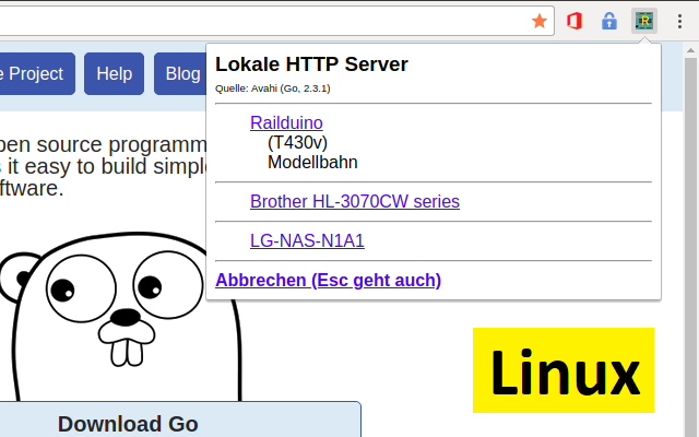 Railduino Zeroconf-Lookup chrome谷歌浏览器插件_扩展第2张截图