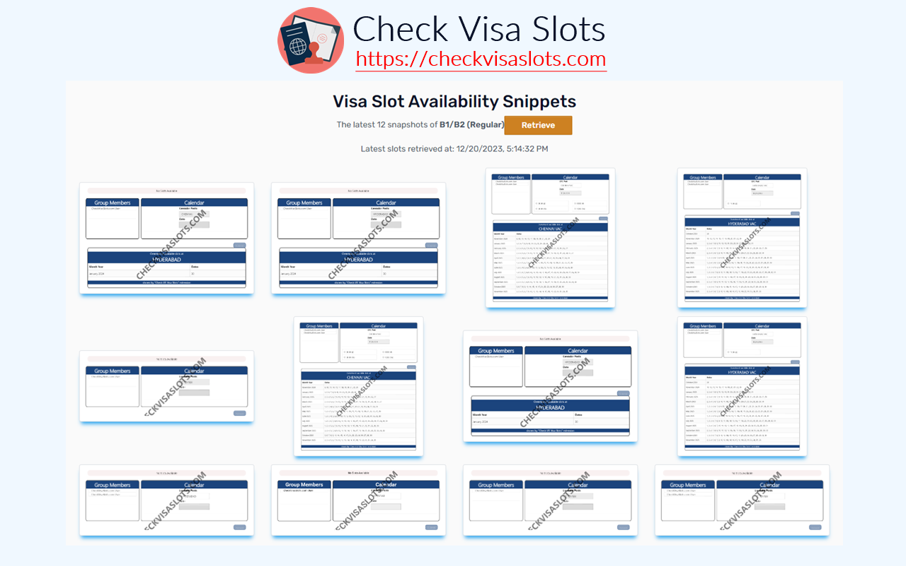 Check US Visa Slots chrome谷歌浏览器插件_扩展第1张截图