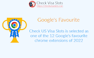 Check US Visa Slots chrome谷歌浏览器插件_扩展第5张截图